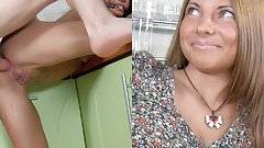 AMAZING Sweet Teen Anal Fukcing and Come