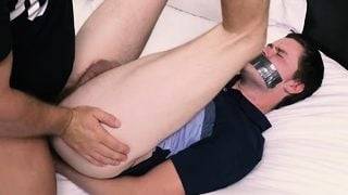Chubby gay slut gets drilled hard and deep by horny gay cop